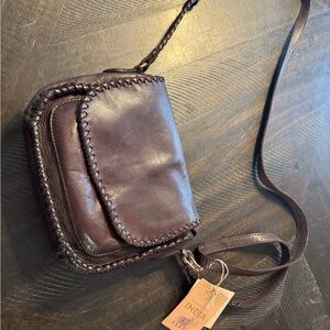 Brown Leather Crossbody Bag